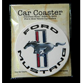 Single Packaged Absorbent Stone Car Coaster (2.5" Diameter)